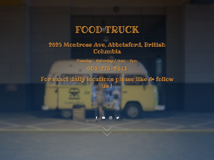PageXL Food Truck Template